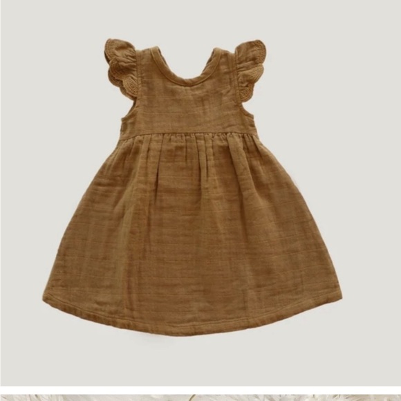Jamie Kay Organic Cotton Muslin Lace dress in Bronze, size 2 - Picture 1 of 3